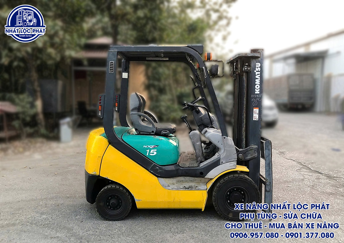 xe nâng dầu komatsu fd15w-20 1.5 tấn