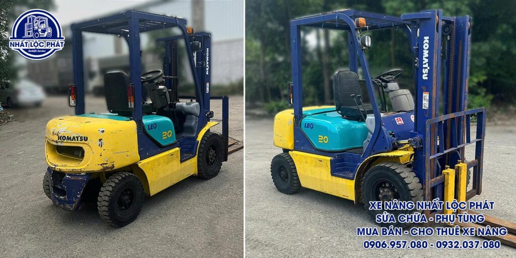 xe nâng dầu Komatsu FD20C-12 2 tấn