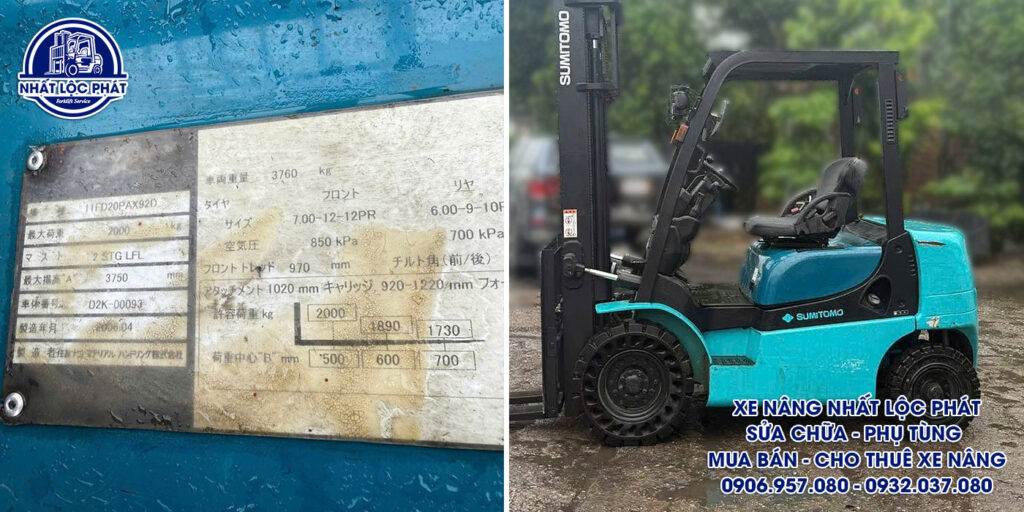 xe nâng dầu Sumitomo 11FD20PAX92D
