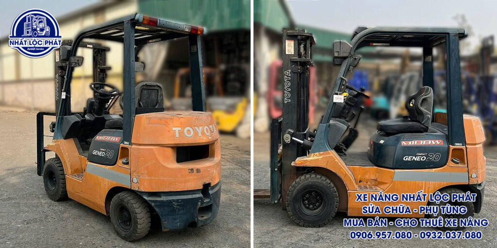 xe nâng dầu Toyota 7FD20 2 tấn