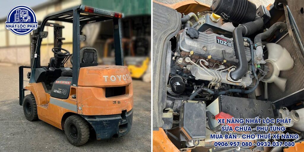 xe nâng dầu Toyota 7FD20 2 tấn