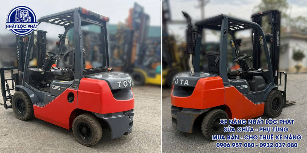 Mua xe nâng dầu Toyota 8FD25 2.5 tấn tại Nhất Lộc Phát