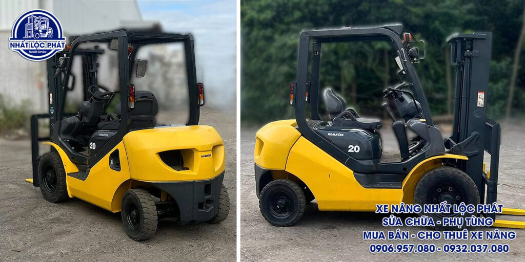 xe nâng dầu komatsu fd20c-17 2 tấn