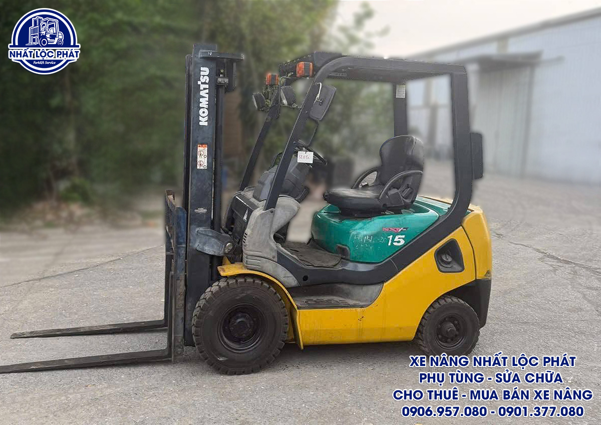 xe nâng xăng komatsu fg15lc-20 1.5 tấn