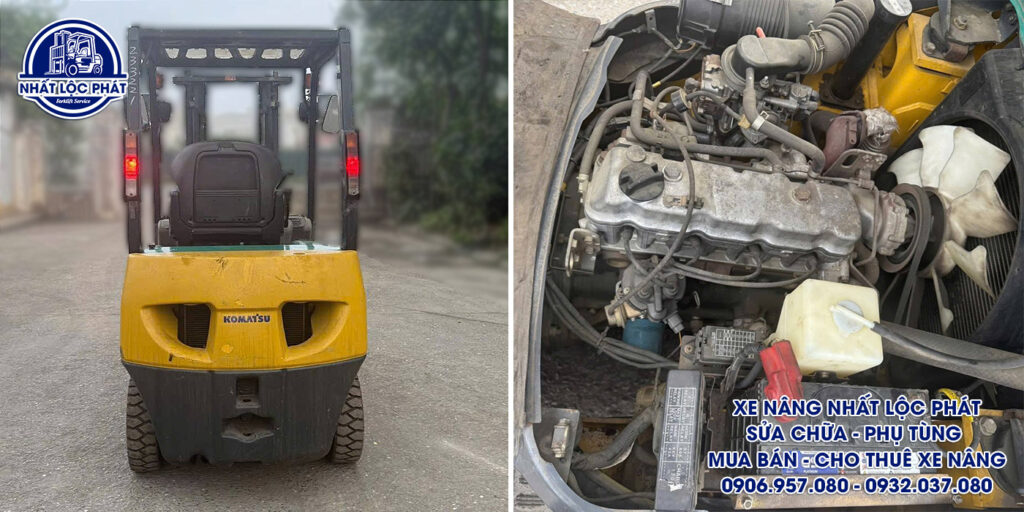 xe nâng xăng komatsu fg15lc-20 1.5 tấn