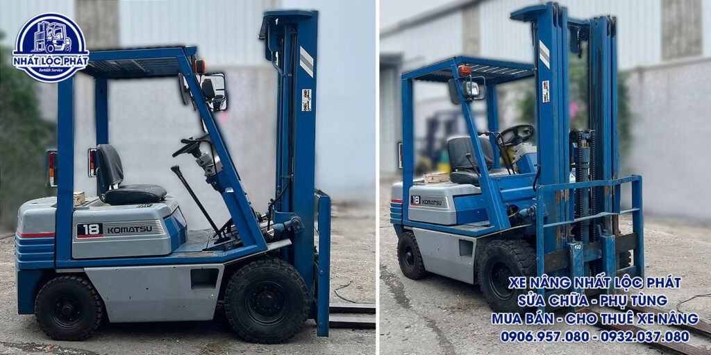 xe nâng xăng komatsu fg18-15 1.8 tấn